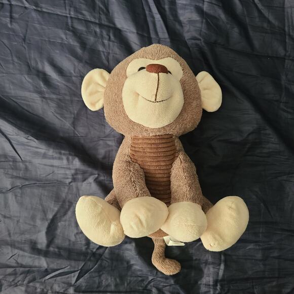 Brown  Monkey plush sitting up in good condition - Picture 1 of 3